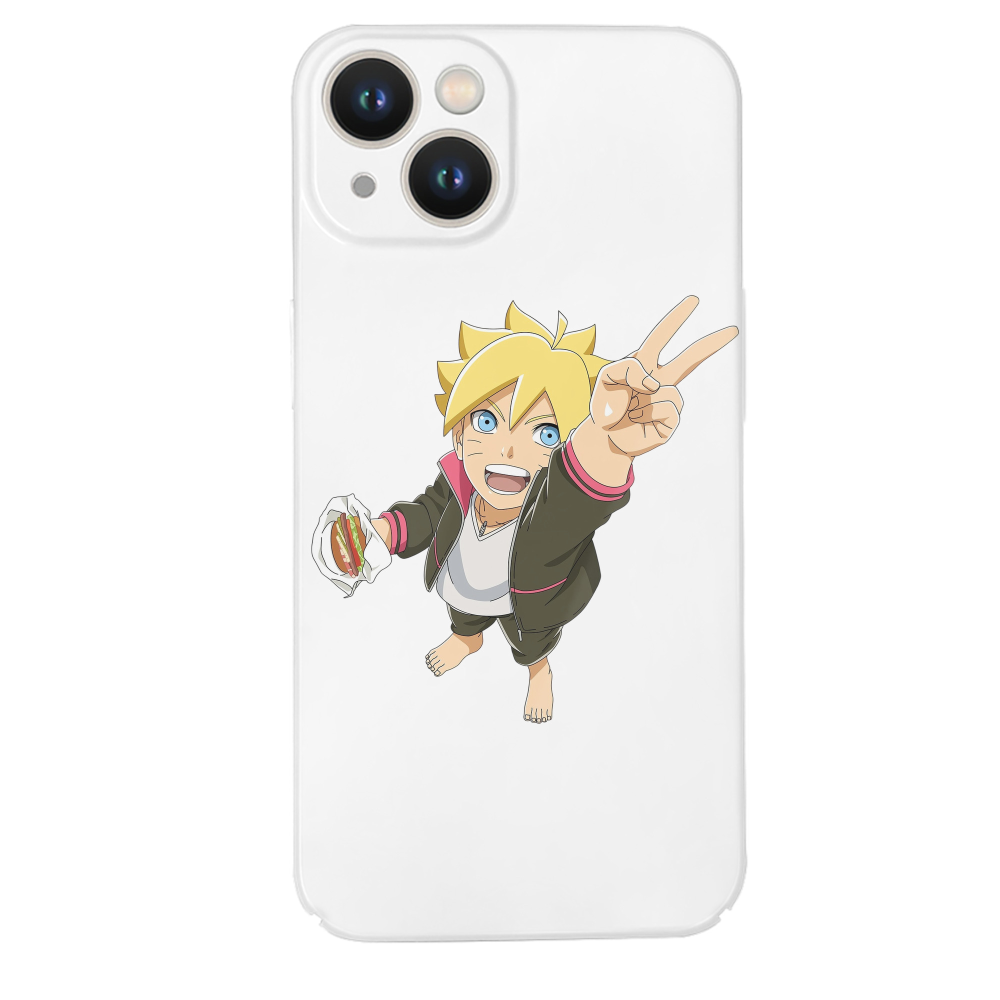（画像用） NARUTO -ナルト- うずまき ボルト Uzumaki Boruto 【iPhone 14シリーズ対応】ハードケース